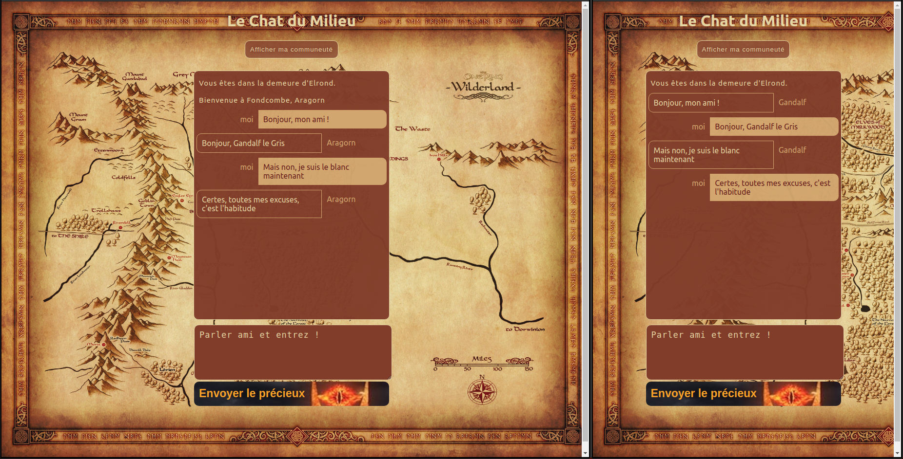 screenshot de la page my_irc