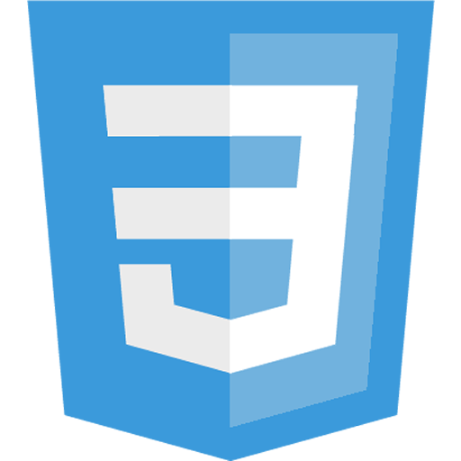 logo blue de CSS positioné à côté du titre 'CSS 3'