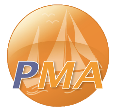 logo orange de PhpMyAdmin positioné à côté du titre 'PhpMyAdmin'